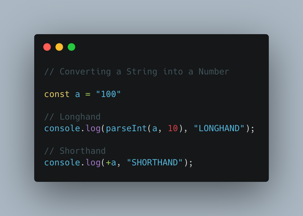 String to Number Conversion